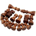 thumbnail image 4 of Échiquier en bois, pièces d'échecs, jeu de dames, jeu intellectuel pour enfants et adultes, 4 of 4