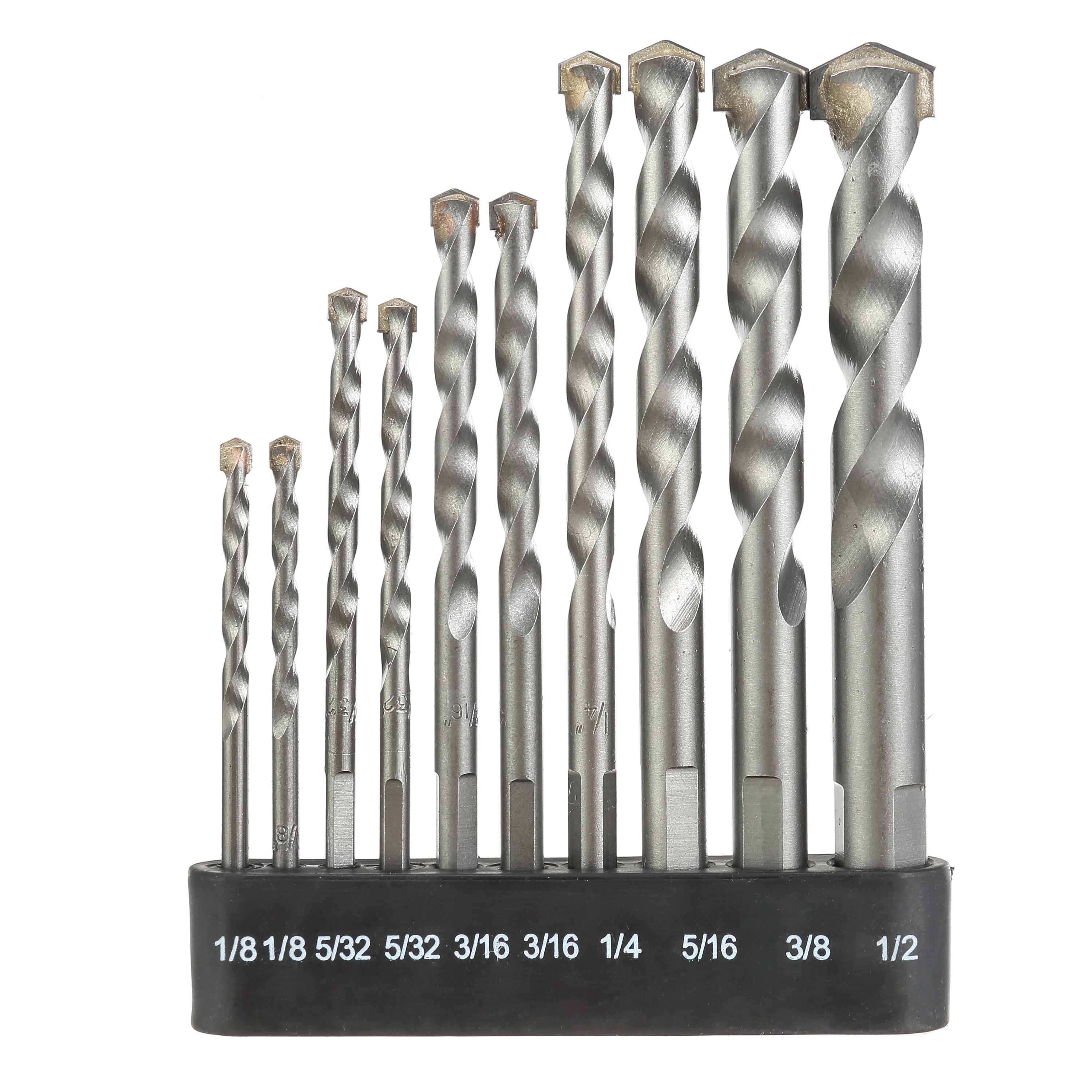 Wood Flat Bit Set Of 10 Pieces For Drilling Holes From 1/4 to 1 1/4 inch
