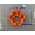thumbnail image 3 of Emporte-pièce Patte de Chien (2.5) - Expédition Rapide - Bords Tranchants - Qualité Exceptionnelle, 3 of 4