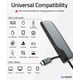 thumbnail image 4 of Hub USB C a USB de 4 puertos Syntech Type C a USB 3.0 con adaptador, 4 of 7