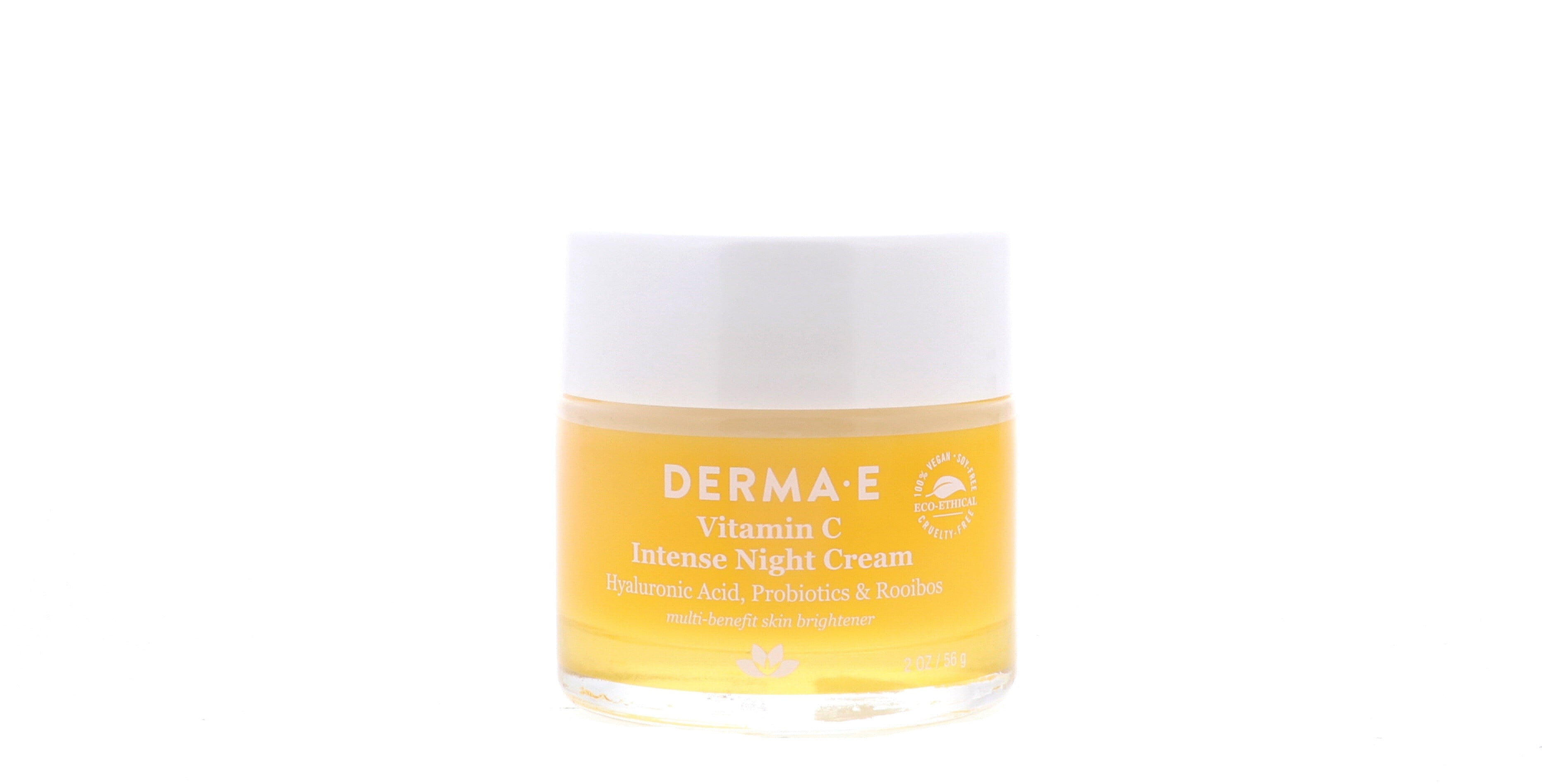 DermaE Vitamin C Intense Night Cream, 2 oz