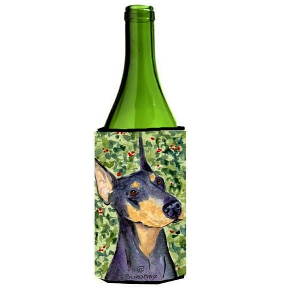 Doberman Wine bottle sleeve Hugger - 24 Oz.