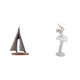 thumbnail image 1 of Escultura de velero,Estatua de velero,decoración de barco de vela,velero,Figura decorativa de resina con forma de velero,Figura de escritorio,Estatua de bailarina de ballet,adorno de, 1 of 8