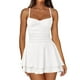 thumbnail image 1 of Vestido IWD Mini con tirantes finos para mujer, blanco, talla S, 1 of 4