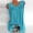 Sky Blue, variant on Blouses for Women Plus Size Tops Short Sleeves V-Neck Print Blouse Pullover Tops Loose Flowy Blouse Shirt Tunic Top