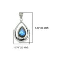 thumbnail image 4 of Yo Treasure Women Labradorite Necklace 925 Sterling Silver Chain Pendant Gifts for Birthday, 4 of 8