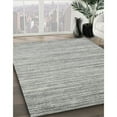 thumbnail image 3 of Ahgly Company Machine Washable Indoor Rectangle Contemporary Pale Silver Gray Area Rugs, 6' x 9', 3 of 7
