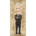 thumbnail image 2 of Bolokofsky, Ronald 10x18 Black Ornate Wood Framed with Double Matting Museum Art Print Titled - Bill Clinton, 2 of 4