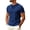 Navy_#02, variant on Sewkxo Crewneck Tshirts Men Plain T Shirts Relaxed Fit Basic Tees Soft,White 2XL