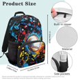 thumbnail image 7 of Yayamidu Colorful Baseball Backpack for Kids Boys Girls 6-9 Middle School Bookbag Large Capycity Schoolbag, 17 Inch, 7 of 7