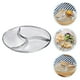 thumbnail image 3 of 1 plato de vidrio creativo para desayuno, plato de tres rejillas, plato para ensalada de frutas, 3 of 7
