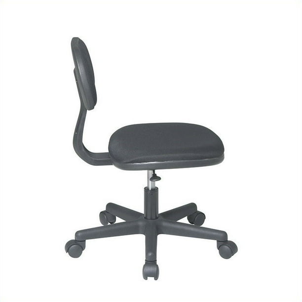 Office Star Student Task Chair in Black Fabric Walmart