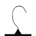 thumbnail image 5 of HangOn Pants Hangers Recycled Plastic with Ridged Clips, Black, 12 Inch Pack of 10, 5 of 8