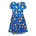thumbnail image 2 of Vestido Pokémon Pikachu para niña, con lentejuelas, color azul, de 4 a 16 años, 2 of 5