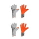 thumbnail image 4 of Soidarity Fútbol niños niños adultos tamaño 6/7/8/9/10, guantes de halcón para niños adultos protección antideslizante profesional blanco blanco Adulto 10 2Conjunto, 4 of 6