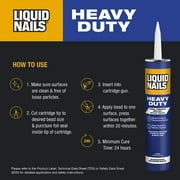 Liquid Nails Heavy Duty 10 oz. White Low VOC Construction Adhesive
