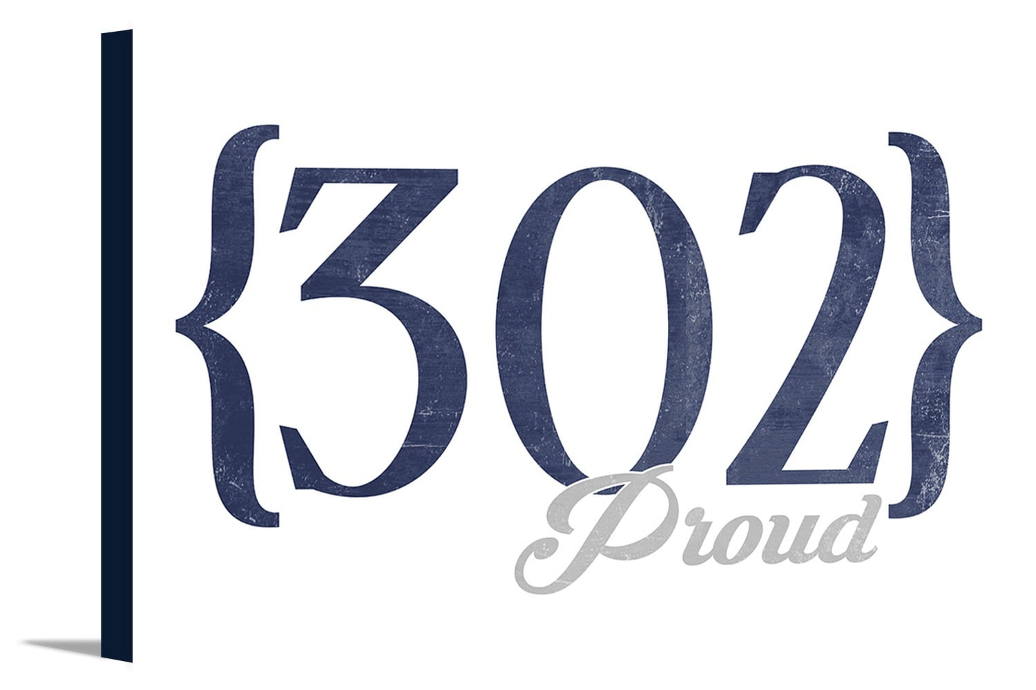 Bethany Beach, Delaware - 302 Area Code (Blue) - Lantern Press Artwork ...