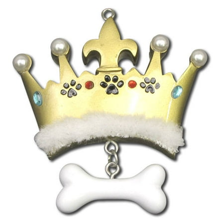 Prince Dog Bone Pet Personalized Christmas Ornament DO-IT-YOURSELF