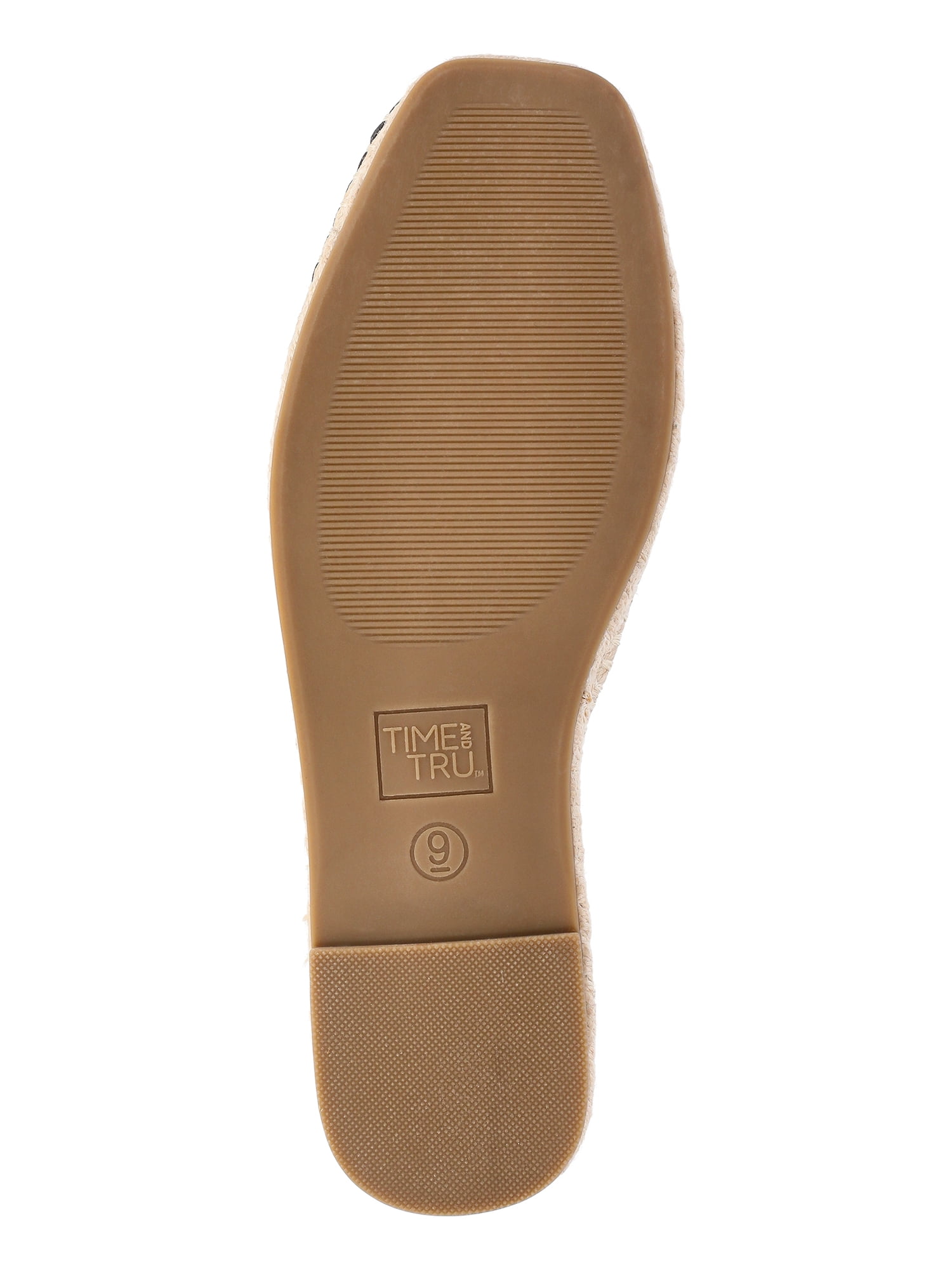 Time and Tru Women's Espadrille Slingback Shoes