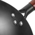 thumbnail image 4 of Nitriding Process Wok Nonstick Black Iron for Health-conscious Users 1Pcs 11.8in, 4 of 5