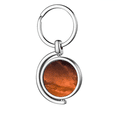 thumbnail image 1 of Clouds Red Starry Sky Art Deco Fashion Rotating Keychain Metal Keyring Holder, 1 of 2