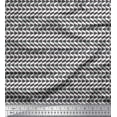thumbnail image 1 of Soimoi Gray Cotton Duck Fabric Stripe & Triangle Geometric Print Sewing Fabric Yard 56 Inch Wide, 1 of 5
