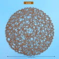 thumbnail image 5 of Round Paper Woven Placemats,Decorative Rope Mesh Place Mats for Dining, Party and Wedding 12PCS, 5 of 5