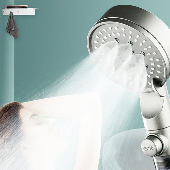 karymi Shower - High-Pressure Handheld Showerhead - Hard Water High Pressure6 Spray Modes Handheld Shower for The Elderly, ChildrenCan Be Used for Home Tailgating