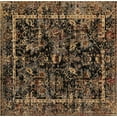 thumbnail image 2 of Rugs.com Saturn Collection Rug – 8 Ft Square Black Medium Rug Perfect For Living Rooms, Kitchens, Entryways, 2 of 7
