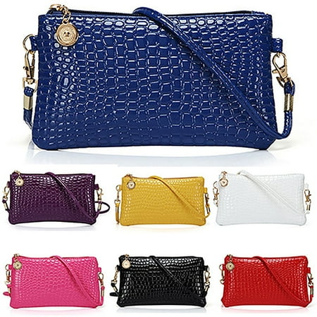Embossed Fashion Tote - Newpee Women Fashion Shoulder Bag Tote Messenger Faux Leather Zipper Satchel Handbag
