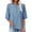 Blue, variant on Clothing 2025 Womens Casual Short Sleeve Button Down Shirts Summer Plain Top Blouses with Pockets Womens Short Sleeve Button Down Shirts Official Collar Blouse Basic Simple Dress Shirt