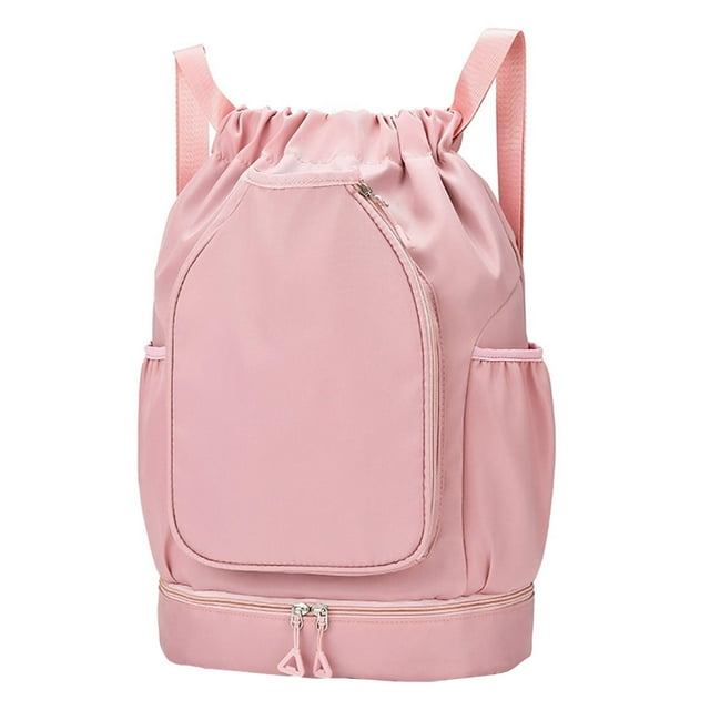 Mochila de tenis, bolsa para raqueta de bádminton, multifuncional, ligera, para el hombro. Rosa