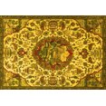 thumbnail image 1 of Ahgly Company Indoor Rectangle Animal Yellow Traditional Area Rugs, 3' x 5', 1 of 4