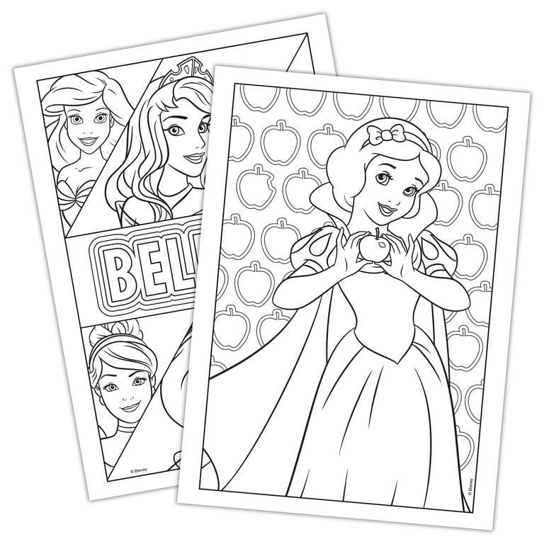 Disney Princess Coloring Book 80pg 7.75x0.25x10.7 – Toy World Inc