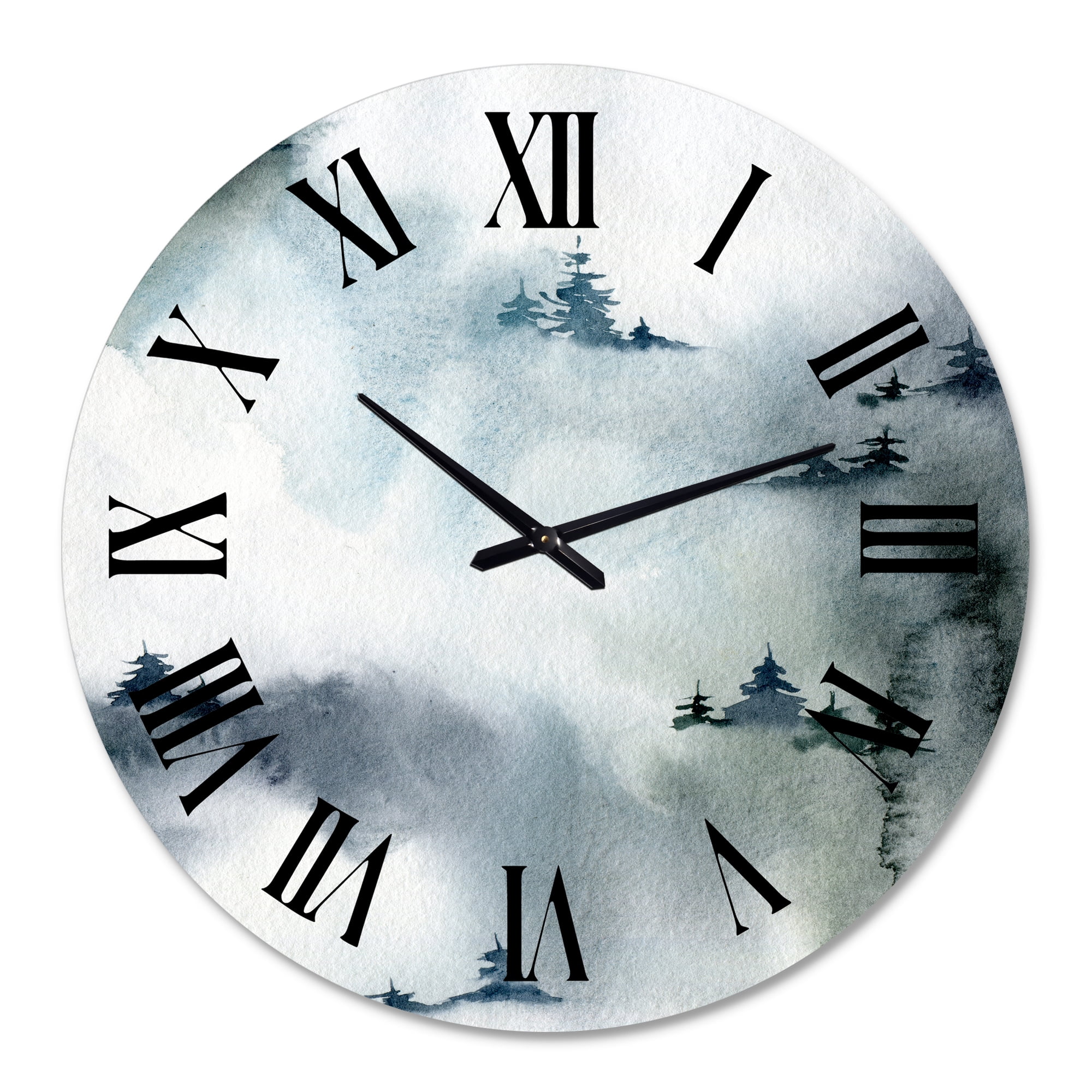 Designart 1 in Modern,Contemporary Wall Clock