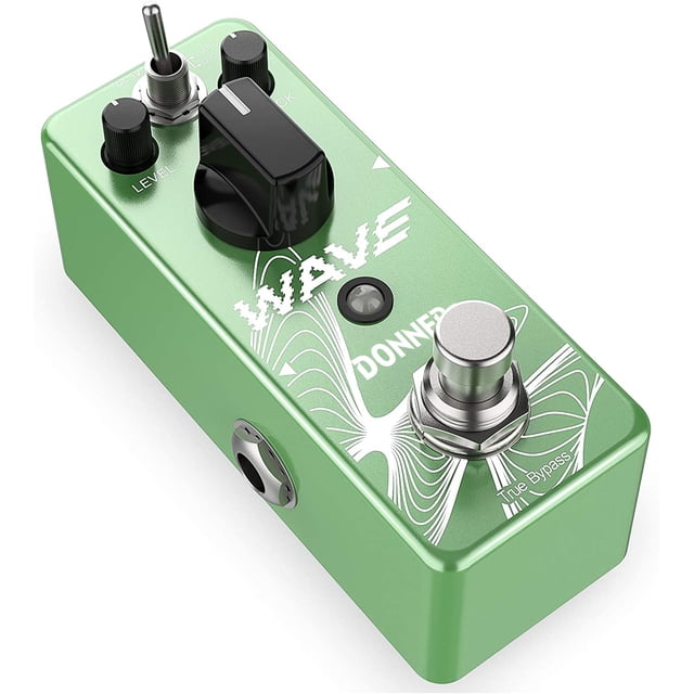 Pedal de delay Donner Wave digital y analógico, 2 modos, true bypass