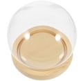 thumbnail image 1 of Preserved Roses Dome Glass Display Dome Cover Simple Clear Style Spherical Shape Gift Recipients 12X12X11CM 1Set, 1 of 5