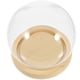 thumbnail image 1 of Preserved Roses Dome Glass Display Dome Cover Simple Clear Style Spherical Shape Gift Recipients 12X12X11CM 1Set, 1 of 5