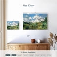 thumbnail image 4 of Elephant Stock The Gust Of Wind Wall Art - Horizontal Canvas Wall Art - Living Room Wall Decor - Abstract Canvas - Green And Blue Decor By Pierre Auguste Renoir - 12" x 8", 4 of 8