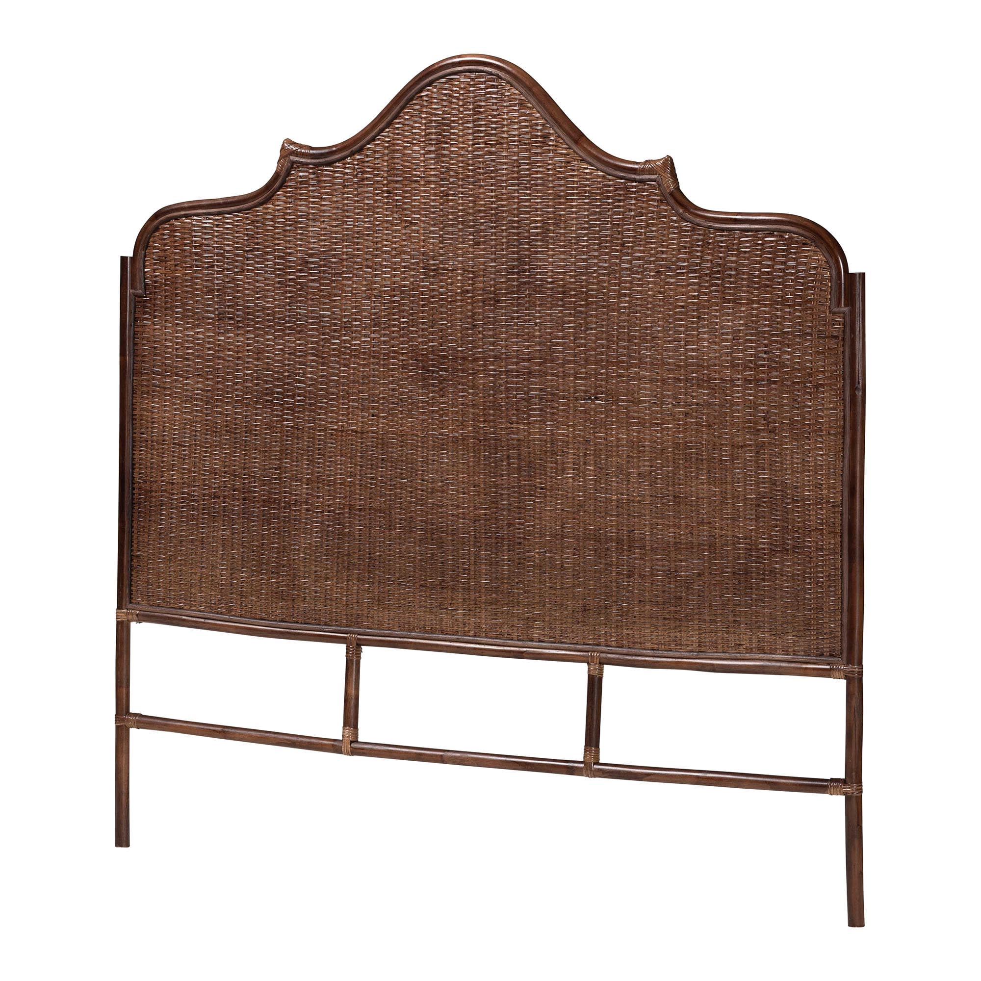 bali & pari Jaelle Boho Standalone Headboard, King, Coffee Bean