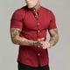 thumbnail image 2 of Camisa Cuello Mao Manga Corta Hombre Vestir Caballero, 2 of 7