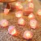 thumbnail image 4 of Cadena De Luz Decorativa Led Flor Rosa,6m 40led Uso De Pilas Pamolo Impermeable, 4 of 6