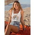 thumbnail image 2 of Radiate Positivity Rainbow Racerback Tank Women -Smartprints Designs, Female Large, 2 of 4