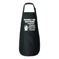 thumbnail image 2 of Wild Bobby, Office Dwight Quote Before I Do Anything Kitchen BBQ Grilling Cooking Graphic Apron with Pockets, Black, One Size, 2 of 4