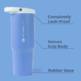 thumbnail image 7 of HydroJug Sport - Stainless Steel Tumbler with Straw 32oz, Vacuum Insulated, Leakproof Water Bottle, Ergonomic Design, Dishwasher Safe, Rubber Base, Durable for Gym or Outdoors - Riptide, 7 of 7