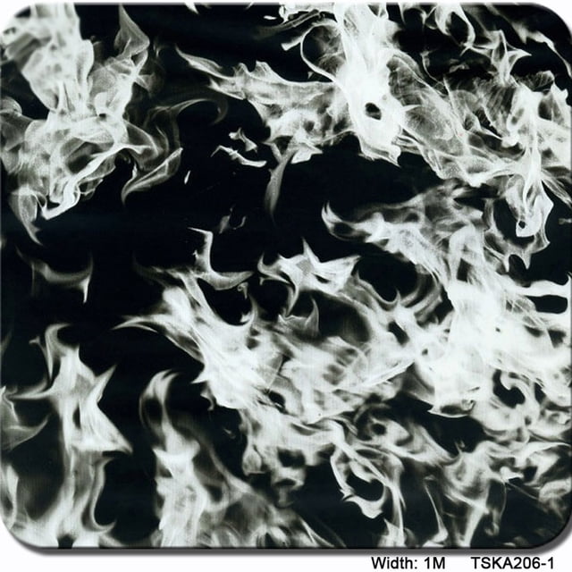 Hydrographic Film, Water Transfer Printing Film - Hydro Dipping Hydrographics Film-Flame pattern-High Resolution GraphicsHydro Dip Film1.0Meter Multi-color Optional ,Easy to Use