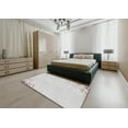 thumbnail image 5 of Ahgly Company Machine Washable Indoor Square Transitional Dark Goldray Area Rugs, 5' Square, 5 of 7