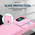 thumbnail image 5 of SaniMore for Motorola Moto G Power (6.5" 2022) Case, [Sliding Camera Window] Wireless Charging Shockproof Drop Resistant Hybird PC TPU Anti-slip Heavy Duty Protective Shell, Pink, 5 of 5