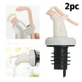 thumbnail image 3 of 2 Pcs Oil Pour Spouts, Pourer Plastic Silicone Oil Bottle Pourer Dispenser Oil Sauce Vinegar Bottle Flip Cap Stopper Pourer Faucet Tool Kitchen Gadgets Bar Supplies, 3 of 8