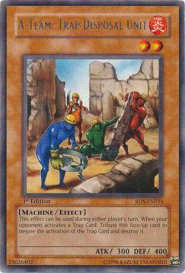 YuGiOh Rise of Destiny Rare A-Team: Trap Disposal Unit RDS-EN033